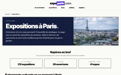 Expo Paris, le site incontournable pour suivre les expositions de la capitale